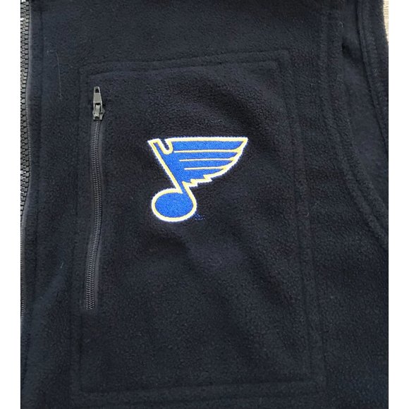 St. Louis Blues SGA Stadium Giveaway Adult Large Full Zip Sweater Vest - Picture 3 of 6